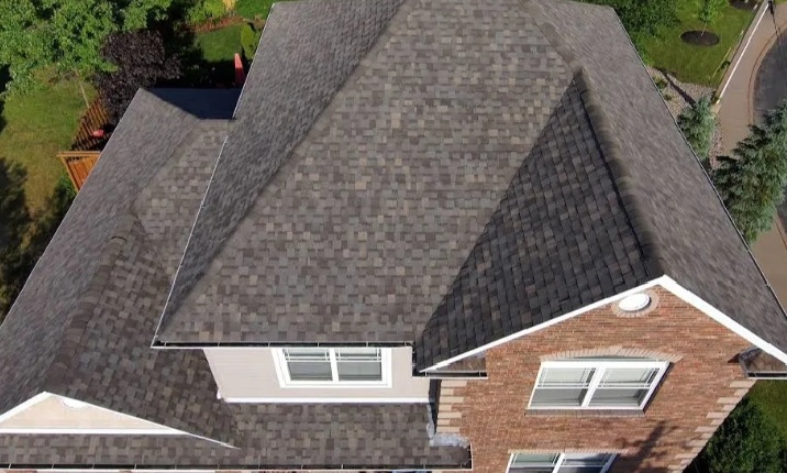 Residential roof completed